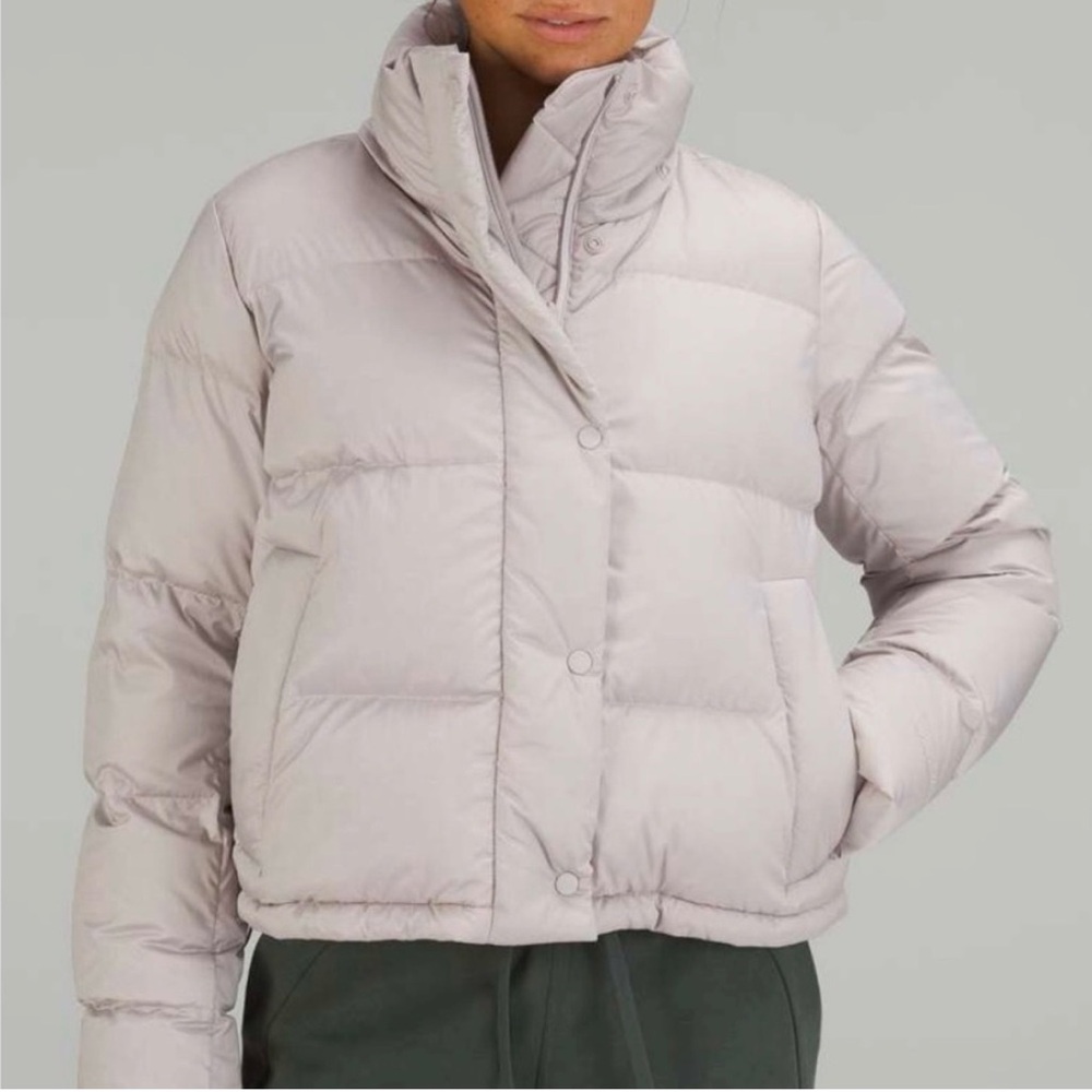 Lululemon Wunder Puff Heathered lilac jacket - Women's Short Down Coat